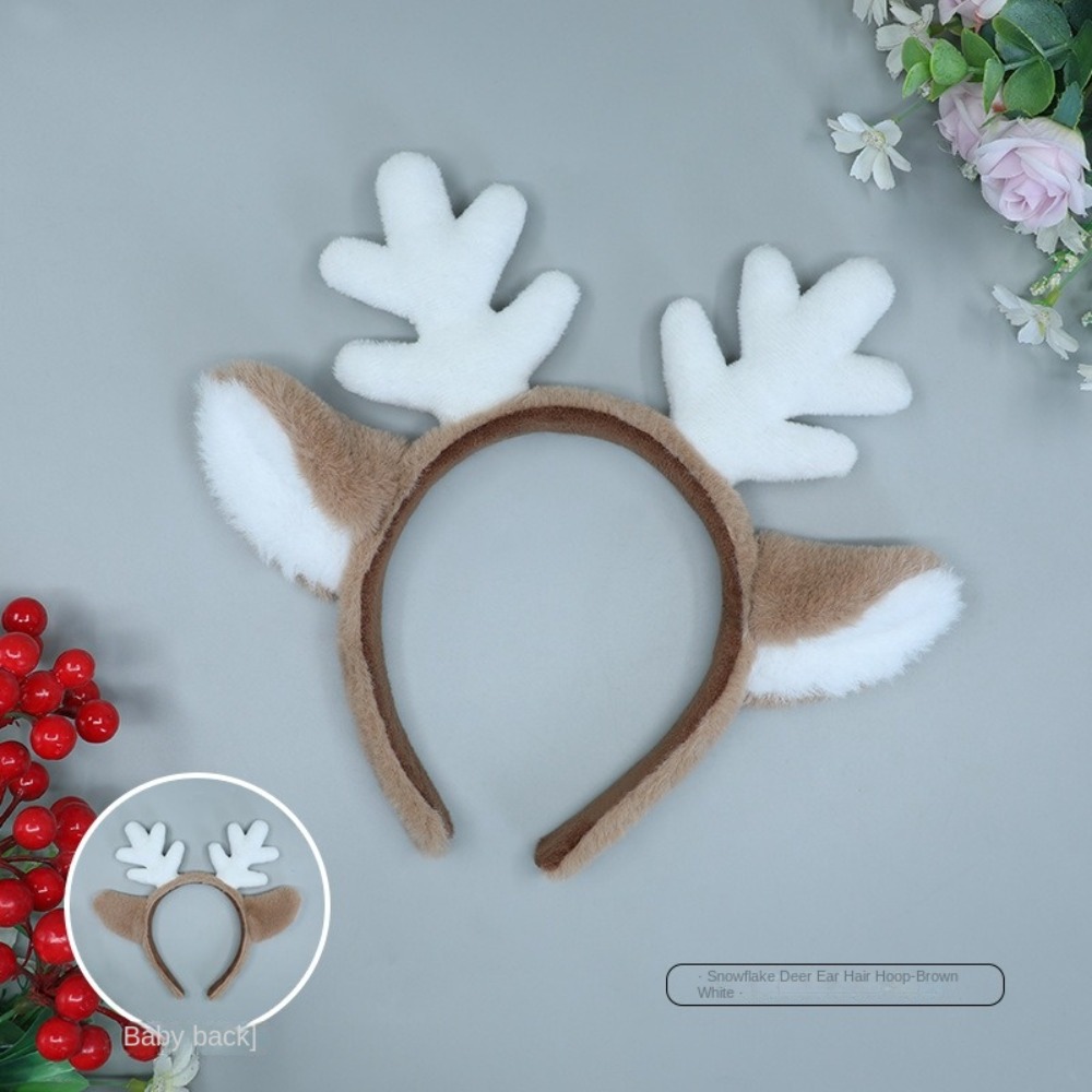 Soft Christmas Headband Fluffy - đánh giá và giá Reindeer Antlers Headband