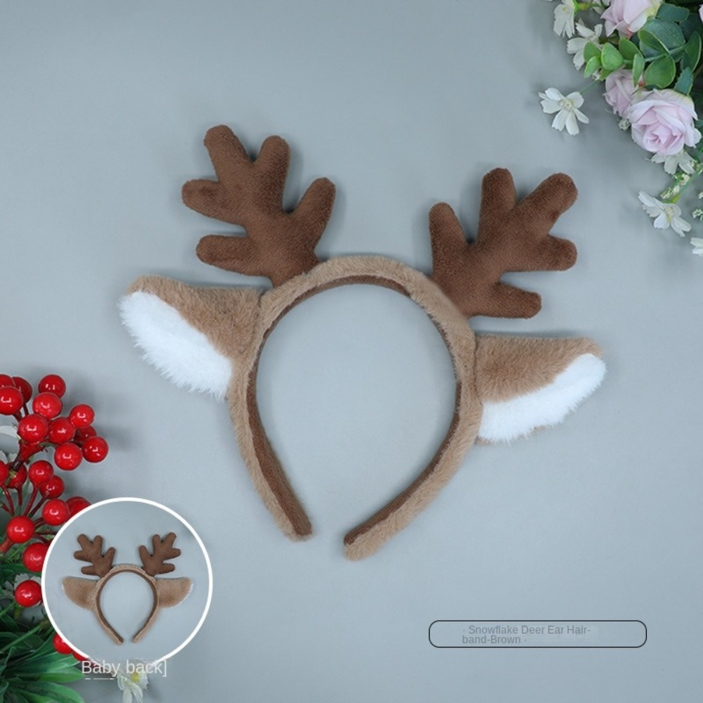 Soft Christmas Headband Fluffy - đánh giá và giá Reindeer Antlers Headband