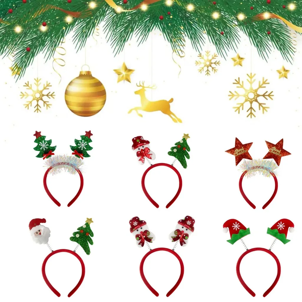 10pcs Christmas Hairband Party - đánh giá và giá Reindeer Antlers Headband