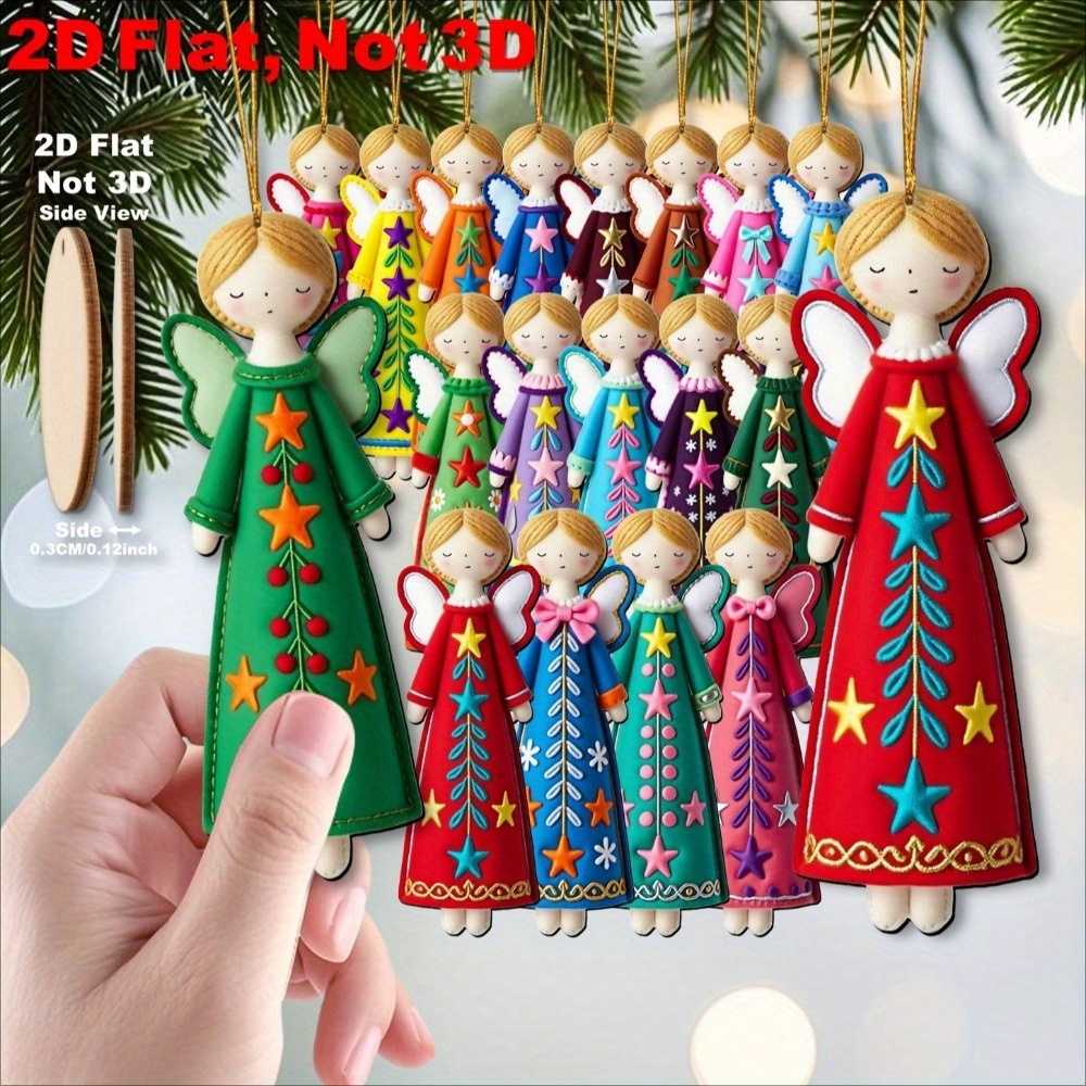 16Pcs Colorful Angel Decoratio - đánh giá và giá Star Tree Topper