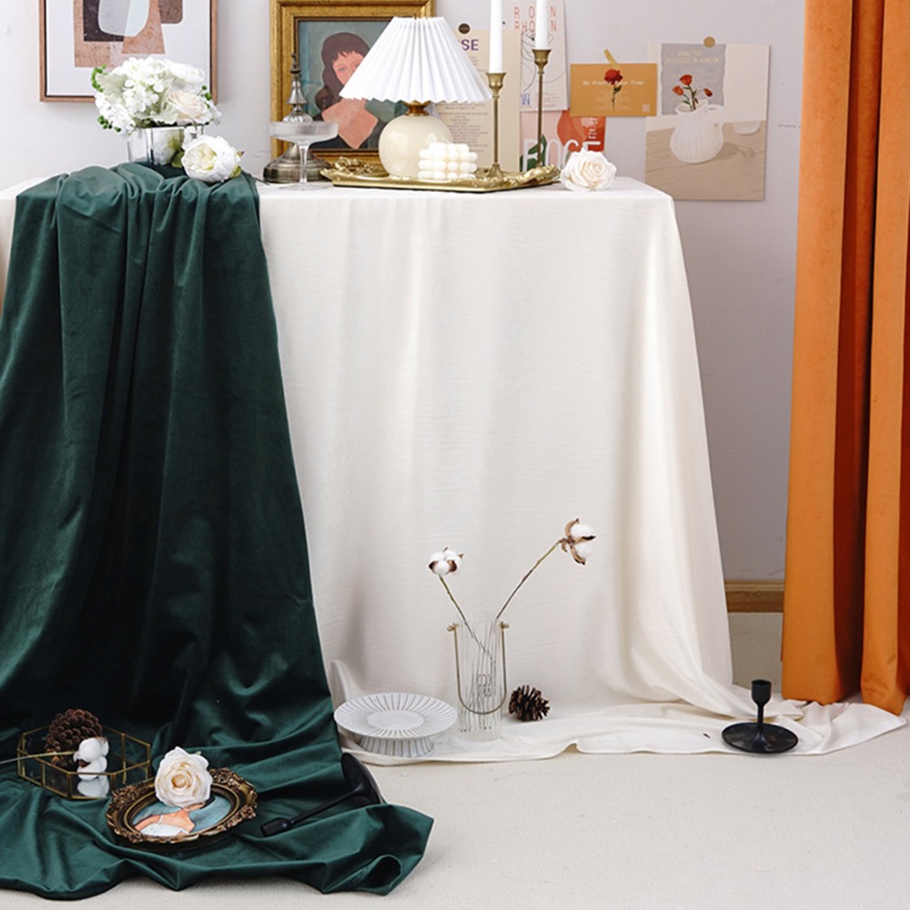Green Velvet Table Runner Soft - đánh giá và giá Christmas Table Runner